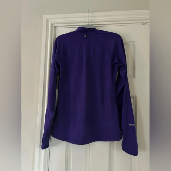 Nike Purple Long Sleeve Athletic Top - Picture 5 of 6